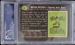 1969 Bryon Piccolo Chicago Bears Topps Trading Card #26 (PSA 7 NM)