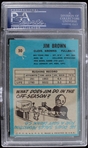 1964 Jim Brown Cleveland Browns Philadelphia Trading Card #30 (PSA 8 NM-MT)
