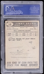 1959 Jim Brown Cleveland Browns Topps Trading Card #10 (PSA 7 NM)