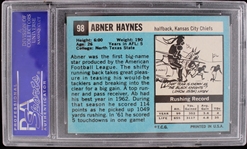1964 Abner Haynes Kansas City Chiefs Topps Trading Card #98 (PSA 7 NM)