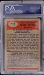 1955 Frank Gifford New York Giants Bowman Trading Card #7 (PSA 7 NM)