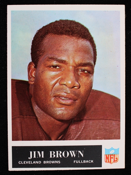 1965 Jim Brown Cleveland Browns Topps Trading Card #31