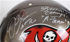 1990's-2000's Football Signed Collection - Lot of 6 w/ Mike Alstott Signed Full Size Helmet, Doak Walker Signed Photo Display, Dwight Clark Signed Photo Display & More (JSA)