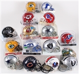 2000's Football Signed Mini Helmet Collection - Lot of 31 w/ Barry Sanders, Peyton Manning, Emmitt Smith, Ken Stabler & More (JSA)
