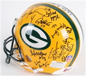 1997 Green Bay Packers Multi Signed Full Size Helmet w/ 30 Signatures Including Brett Favre, Gilbert Brown, Doug Pederson, Santana Dotson & More (JSA)