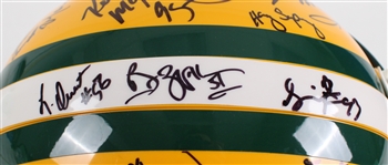 1997 Green Bay Packers Multi Signed Full Size Helmet w/ 30 Signatures Including Brett Favre, Gilbert Brown, Doug Pederson, Santana Dotson & More (JSA)