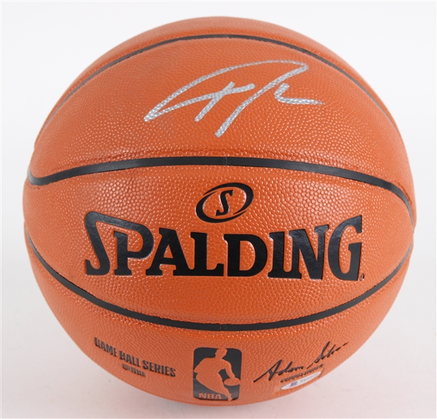 2013- present Giannis Antetokounmpo MKE Bucks Signed Basketball (Beckett)
