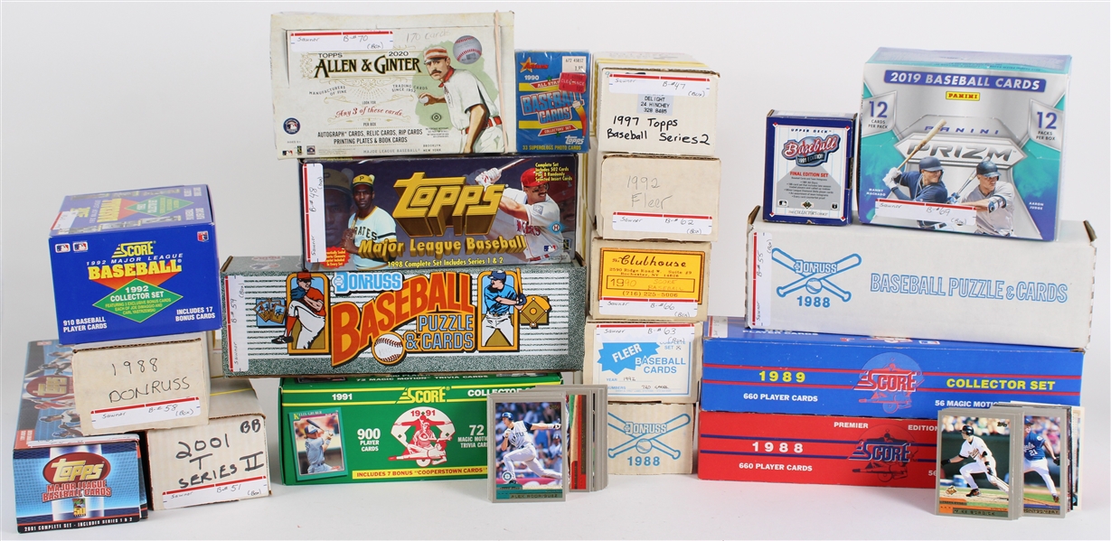 1980s-2020 Massive MLB Trading Card Collection 