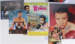 1970s-2000s Ken Norton, Michael Spinks & more Signed Print and Photos (JSA) (Lot of 9)