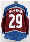 2021 Nathan MacKinnon Colorado Avalanche Game Worn Home Jersey (MEARS A10 / Avalanche COA)