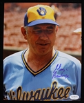 1995 George Bamberger Milwaukee Brewers Signed 8" x 10" Photo *JSA*