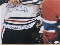 1990's-2000's Hockey & Olympics Signed Framed & Oversize Photo Collection - Lot of 7 w/ Bobby Hull, Sid Abel, Ed Balfour, Grant Fuhr & More (JSA)