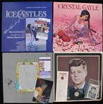 1960's-2000's Entertainers Signed Record Album & CD Collection - Lot of 14 w/ Britney Spears, Taylor Swift, Reba McEntire, Steve Martin & More 