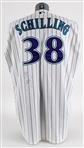 2000 Curt Schilling Arizona Diamondbacks Signed Game Worn Home Jersey Vest (MEARS A5 / JSA)