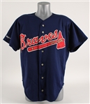 1988 Bruce Sutter Atlanta Braves Batting Practice Jersey (MEARS LOA)