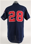 1989-92 Bert Blyleven California Angels Batting Practice Jersey (MEARS LOA)