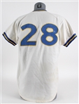 1977 Vada Pinson Seattle Mariners Spring Training Home Jersey (MEARS LOA)