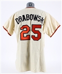 1966-68 Moe Drabowsky Baltimore Orioles Professional Model Home Jersey (MEARS LOA)