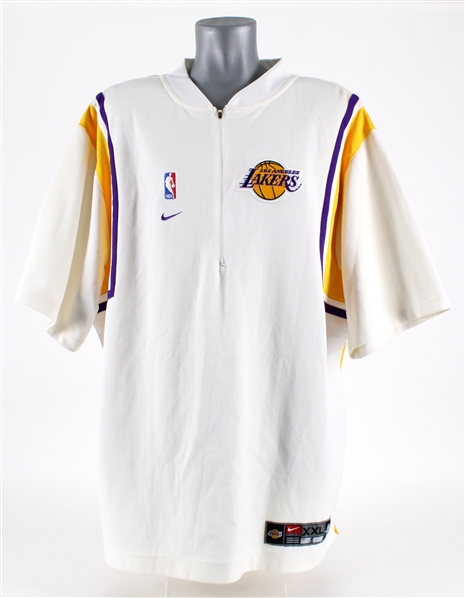 1999-2000 Los Angeles Lakers Shooting Shirt Attributed to Kobe Bryant (MEARS LOA)