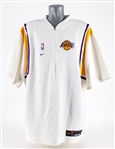 1999-2000 Los Angeles Lakers Shooting Shirt Attributed to Kobe Bryant (MEARS LOA)