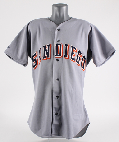 1991 Atlee Hammaker San Diego Padres Road Jersey (MEARS LOA)