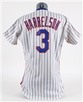1988 Bud Harrelson New York Mets Signed Game Worn Home Spring Training Jersey (MEARS LOA / JSA)