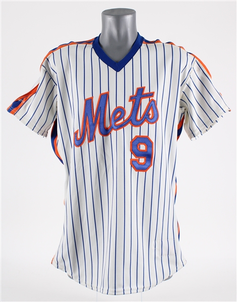 1990 Gregg Jefferies New York Mets Signed Game Worn Home Jersey (MEARS LOA / JSA)