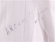1983-84 Akeem Olajuwon Houston Cougars Signed Phi Slama Jama Warm Up Suit (MEARS LOA) 