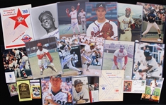 1960-2020s Massive Baseball Signed Photo Collection - Lot of 150 w/ Hank Aaron, Ernie Banks, Yogi Berra, Larry Doby, Mickey Mantle, Willie Mays, Pete Rose & More