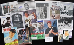1960-2020's Massive Baseball Signed Photo Collection - Lot of 150 w/ Hank Aaron, Ernie Banks, Yogi Berra, Larry Doby, Mickey Mantle, Willie Mays, Pete Rose & More