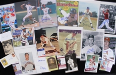 1960-2020's Humongous Baseball Signed Photo Collection - Lot of 175 w/ Ralph Kiner, Buck Leonard, Johnny Mize, Buck O'Neil, Kirby Puckett, Ryne Sandberg, Duke Snider, Ichiro Suzuki & More
