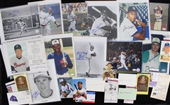 1960-2020's Humongous Baseball Signed Photo Collection - Lot of 175 w/ Ralph Kiner, Buck Leonard, Johnny Mize, Buck O'Neil, Kirby Puckett, Ryne Sandberg, Duke Snider, Ichiro Suzuki & More