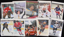 1970's-2000's Hockey Signed Photo Collection - Lot of 105 w/ Wayne Gretzky, Gordie Howe, Bobby Hull, Brett Hull, Guy LaFleur, Patrick Roy & More