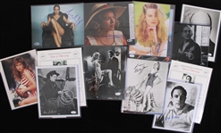 1970's-2010's Hollywood Stars & Entertainers Signed Photo Collection - Lot of 65 w/ Tina Fey, Gene Hackman, Katharine Hepburn, Charlton Heston, Nicole Kidman, Paul Newman & More 