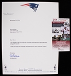 2024 Bill Belichick New England Patroits Signed Letter on Patriots Letterhead *JSA*