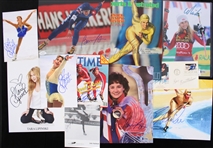 1950's-2020's Tara Lipinski, Nancy Kerrigan, Michelle Kwan & more Winter Olympic Athletes Signed  8x10 Photos (Lot of 40+)