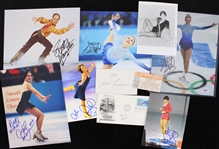 1950's-2020's Tara Lipinski, Nancy Kerrigan, Michelle Kwan & more Winter Olympic Athletes Signed  8x10 Photos (Lot of 40+)