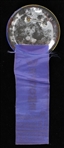 1965 Lyndon B. Johnson 3.5 Pusback Button with 6 Inauguration Ribbon