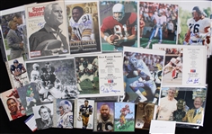 1970's-2010's Gigantic Football Signed Photo Collection - Lot of 190 w/ Deacon Jones, John Madden, Dan Marino, Bill Parcells, Jerry Rice, Gale Sayers & More