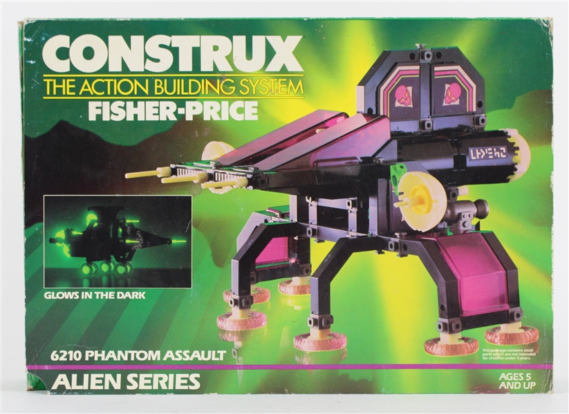 1985 Construx #6210 Phantom Assault MIB Fisher Price Action Building System