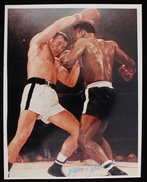 1960s Ingemar Johansson (d.2009) Autographed 8"x10" Color Photo (JSA)