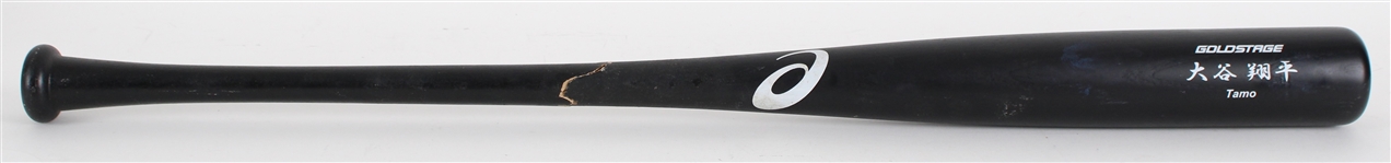 2019 Shohei Ohtani Los Angeles Angels Asics Professional Model Game Used Bat (MEARS A8)