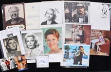 1970's-2010's Hollywood Entertainers & Celebrities Signed Photo Collection - Lot of 115 w/ Martin Sheen, Lily Tomlin, Steven Tyler, Betty White, Oprah Winfrey, Henry Winkler & More