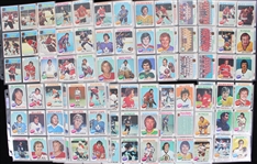 1970's-2000's Hockey Memorabilia Collection - Lot of 65 w/ 1975 Complete Topps Set (x6 PSA Slabbed), 1976 Near Complete Topps Set, Signed Photos, & More