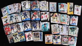 1970's-2010's Hockey Trading Card Collection - Lot of 500 w/ 12 Slabbed