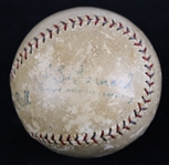 1928 Babe Ruth New York Yankees Signed OAL Barnard Fenway Park Game Used 40th Home Run Baseball (MEARS LOA / JT Sports / Original Owner Letter) *JSA Full Letter*
