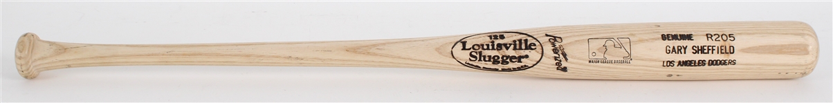 1999-2001 Gary Sheffield Los Angeles Dodgers Louisville Slugger Professional Model Game Used Bat (MEARS A7)