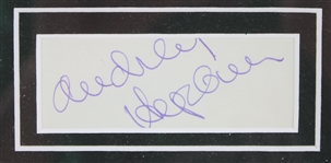 1950s Audrey Hepburn & Dwight Eisenhower Signed 17x21 Framed Photo & Letter (Lot of 2)(JSA)