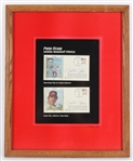 1985 Pete Rose Makes History Signed 18x22 Framed LE Envelopes (JSA)