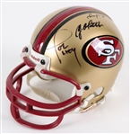 1995 San Francisco 49ers Multi Signed Mini Helmet w/ Joe Perry, John Henry Johnson, Hugh McElhenny & More (JSA)